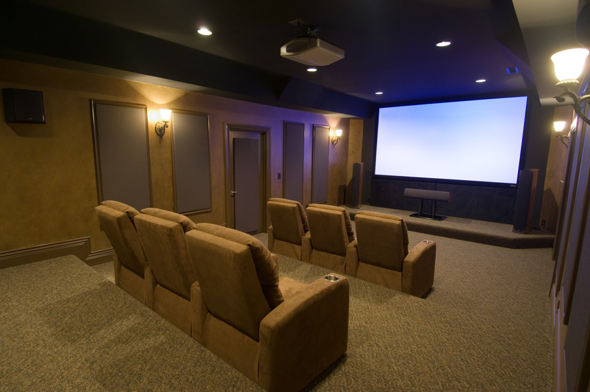 Luxurious Home Theater Room